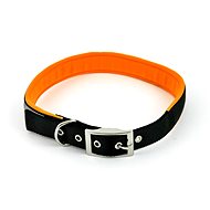 Akinu Soft padded collar orange 2,5 × 65 cm - Dog Collar
