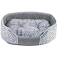Akinu Pelech Silver oválný L 62 × 50 × 18 cm - Pet Bed