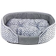 Akinu Pelech Silver oválný M 56 × 45 × 16 cm - Pet Bed