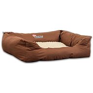 Akinu Basic 4-square bed M 80 × 67 cm brown - Pet Bed