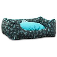 Akinu Czech Forest Pelech S 65 × 45 cm sky blue - Pet Bed