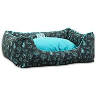 Akinu Český Les Pelech L 95 × 65 cm nebeská modrá - Pet Bed