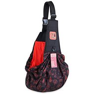 Akinu Bohemian Forest Dog travel bag rosehip red - Carrier Bag for Pets