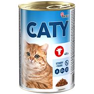 Akinu Caty Bits in sauce with beef for cats 415 g - Canned Food for Cats