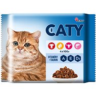 Akinu Caty Kapsičky pro kočky Mix 4 × 100 g - Cat Food Pouch
