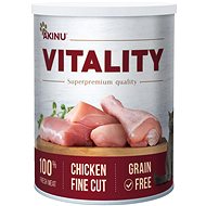 Akinu Vitality Chicken finely sliced for cats 400 g - Canned Food for Cats