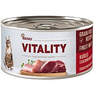 Akinu Vitality Chicken with duck meat for cats 70 g - Canned Food for Cats