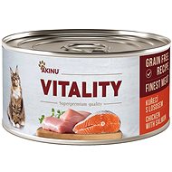 Akinu Vitality Chicken with salmon for cats 70 g - Canned Food for Cats