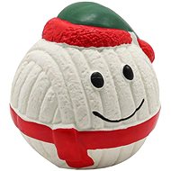 Akinu Christmas snowman 8 cm - Dog Toy Ball