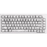 AKKO MONSGEEK M1 V5 Contour Lines White - Gaming-Tastatur