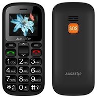 Aligator A321 Senior Grey + stolná nabíjačka - Mobilný telefón