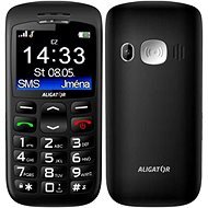 Aligator A670 Senior Black + Desktop Charger - Mobile Phone