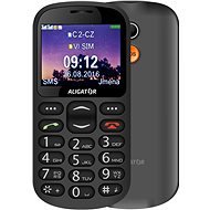 Aligator A880 GPS Senior čierny + stolová nabíjačka - Mobilný telefón