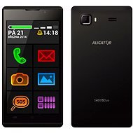 Senior gray alligator S4515 Dual SIM + Desktop Charger - Mobile Phone