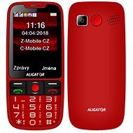 ALIGATOR A890 GPS Senior červený - Mobilný telefón