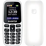 Senior Aligator A220 , White - Mobile Phone