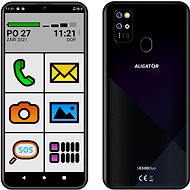 Alligator S6500 SENIOR black - Mobile Phone