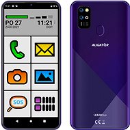 Alligator S6500 SENIOR purple - Mobile Phone