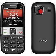 Aligator A775 Senior black + table charge. - Mobile Phone