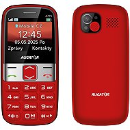 Aligator A775 Senior red + table charger - Mobile Phone