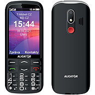 Aligator A830 Senior black + charge st. - Mobile Phone