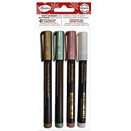 Aladine Metallic permanent markers 4 colours - Markers