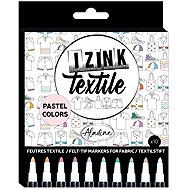 Aladine Pastel textile markers 10 colours - Felt Tip Pens