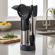JOSEPH JOSEPH 10568 Elevate Kitchen Tool Set with Stand Fusion 5 - Kitchen Utensil Set