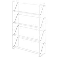 Yamazaki Frame 2391, na 8-12 párů, š.53 cm, kov, bílý - Shoe Rack