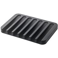 Yamazaki Flow 7398 soap dispenser, silicone, black - Soap Dish