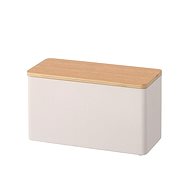 Tray Yamazaki Rin 4808, metal/wood, white - Storage Container
