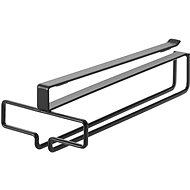 Glass holder under cabinet Yamazaki Tower 2463, black - Holder