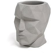 Balvi Head 26778, cement, v. 11,5 cm, sivý - Stojanček na perá