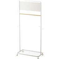 Yamazaki Tower 5175, metal/wood, h.140 cm, white - Coat Hanger