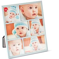 Balvi Photo frame Petit 26194, metal, 10×10cm (3×) / 10×15cm (3×), blue - Photo Frame