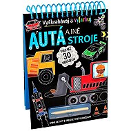 Autá a iné stroje - Vyškrabávaj a vyfarbuj - Collective