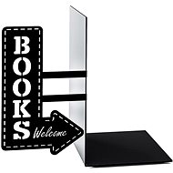 Balvi Bookstop Bookshop 26531, metal, black - Book Stopper