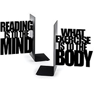 Balvi Bookmarks Mind Exercise 26529, metal, black - Book Stopper