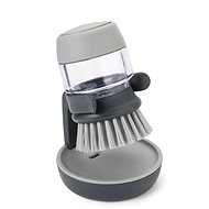 Joseph Joseph Dish Brush with Detergent Dispenser Palm Scrub 85005 grey - Scrubbing Brush