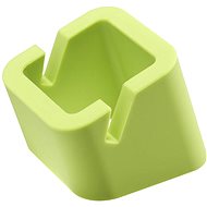 YAMAZAKI Tablet stand Square 7770, silicone, h. 6,3 cm, green - Mini Stand