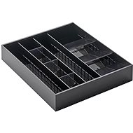 Yamazaki Cutlery organizer Tower 5416, plastic, black - Cutlery Tray
