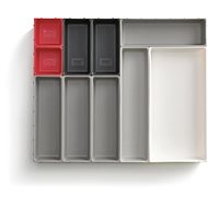 Joseph Joseph Variable drawer organiser Duo Blox 10 85191, grey/red - Cutlery Tray