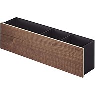 Yamazaki Multifunctional stand Rin 5168, metal/wood, w.45 cm, black - Pencil Holder