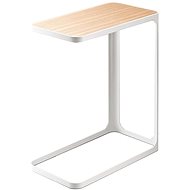 Yamazaki Tower 7202 coffee table, metal/wood, white - Side Table