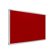 Allboards, Textile bulletin board 90x60 cm (red), TF96CE - Board
