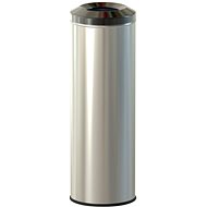 ALDA Fireguard self-extinguishing waste bin 30 L, matt stainless steel - Rubbish Bin