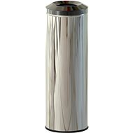 ALDA Self-extinguishing waste bin Fireguard 30 L, glossy stainless steel - Rubbish Bin