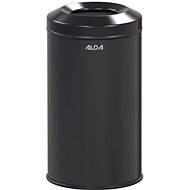 ALDA Fireguard self-extinguishing waste bin 20 l, black - Rubbish Bin