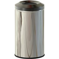 ALDA Self-extinguishing waste bin Fireguard 20 L, glossy stainless steel - Rubbish Bin