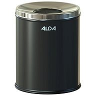 ALDA Waste basket Hotel Comfort 7 L, black - Rubbish Bin